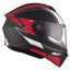 Modulārā ķivere MT Helmets GENESIS SV CAVE A5 matte red / black L MT HELMETS MOTOVEIKALS 21