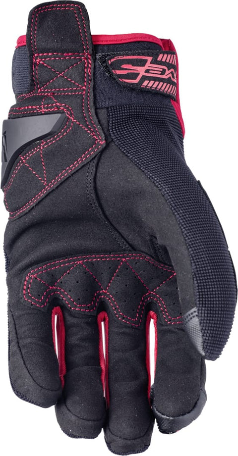 Moto cimdi FIVE RS3 Black-Red FIVE MOTOVEIKALS 21