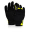 Moto cimdi MALOSSI M-GLOVES black / fluor yellow MALOSSI MOTOVEIKALS 21