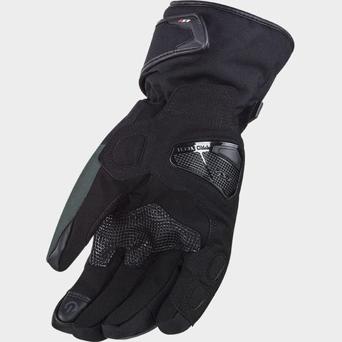 Moto cimdi vīriešu LS2 Snow black / green LS2 MOTOVEIKALS 21