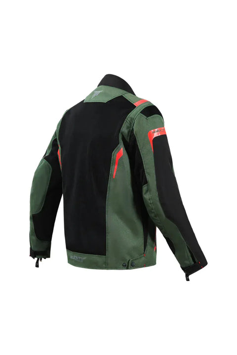 Moto jaka 70Degrees SAHARA MILITARY GREEN RED 70 DEGREES MOTOVEIKALS 21