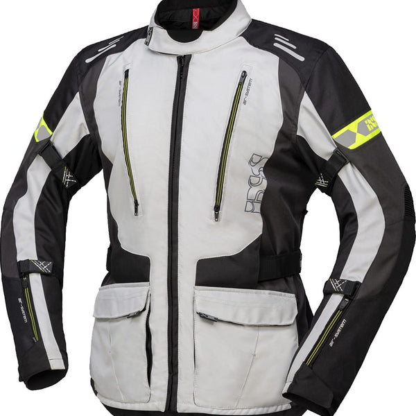 Moto jaka IXS LORIN-ST gray black yellow neon IXS MOTOVEIKALS 21