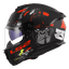 Moto ķivere LS2 FF808 STREAM II ANGRY MONKEY matte black red LS2 MOTOVEIKALS 21