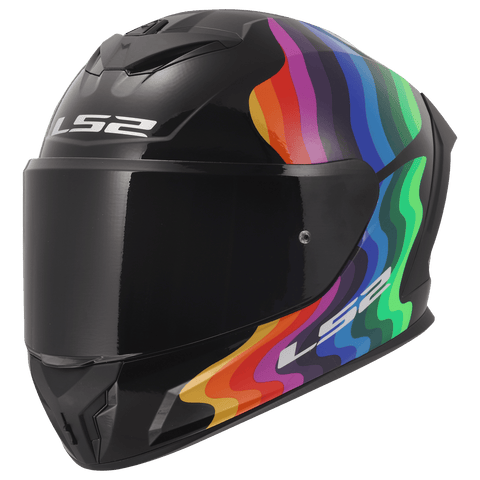 Moto ķivere LS2 FF820 Rapid III flow black multi LS2 MOTOVEIKALS 21