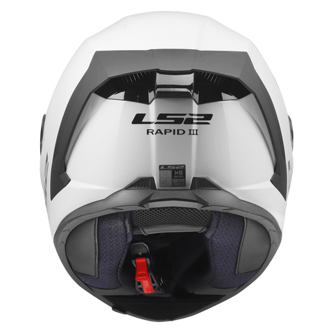 Moto ķivere LS2 FF820 Rapid III gloss white LS2 MOTOVEIKALS 21