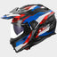 Moto ķivere LS2 RANGER FF909 CARBON STRIKE gloss white blue red LS2 MOTOVEIKALS 21