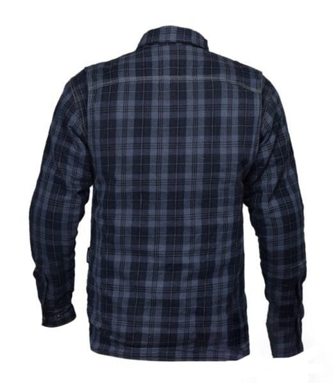 Moto krekls ar aizsargiem LS rūtains / grey 2XL LEOSHI MOTOVEIKALS 21