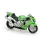 Motocikla modelis mērogā 1:18 Maisto Kawasaki Ninja ZX 12R Met Green LAMPA MOTOVEIKALS 21