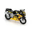 Motocikla modelis mērogā 1:18 Maisto Suzuki GSX R600 Yellow/Black LAMPA MOTOVEIKALS 21