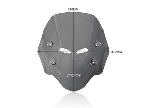 Motocikla vējstikls WRS SPORT CB500X DARK SMOKE HO044FS WRS MOTOVEIKALS 21