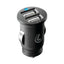 Motociklu plug-in update 2 USB portu lādētājs / ātrā uzlāde / 2400 mA - 12/24V LAMPA MOTOVEIKALS 21
