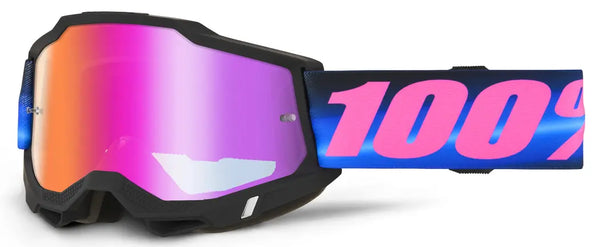 Motokrosa brilles 100% Accuri 2 black / mirror 100% MOTOVEIKALS 21