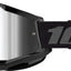 Motokrosa brilles 100% Strata 2 Black / Silver Mirro Lens 100% MOTOVEIKALS 21