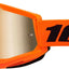 Motokrosa brilles 100% Strata 2 Neon Orange / Mirror Gold Lens 100% MOTOVEIKALS 21