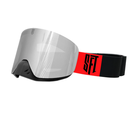 Motokrosa briļļu komplekts SFT Fast Black Red Magic STUNT FREAKS TEAM MOTOVEIKALS 21