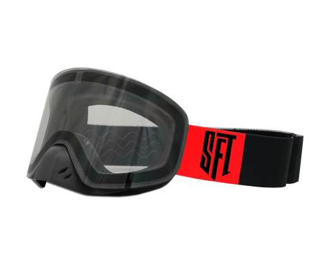 Motokrosa briļļu komplekts SFT Fast Black Red Magic STUNT FREAKS TEAM MOTOVEIKALS 21