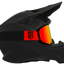 Motokrosa briļļu komplekts SFT Fast Black Red Magic STUNT FREAKS TEAM MOTOVEIKALS 21