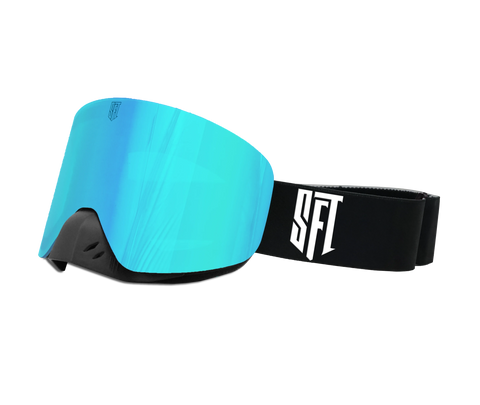 Motokrosa briļļu komplekts SFT Fast Black White SFT Magic STUNT FREAKS TEAM MOTOVEIKALS 21