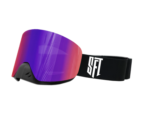 Motokrosa briļļu komplekts SFT Fast Black White SFT Magic STUNT FREAKS TEAM MOTOVEIKALS 21