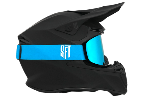 Motokrosa briļļu komplekts SFT Fast Blue Magic STUNT FREAKS TEAM MOTOVEIKALS 21