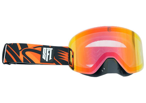 Motokrosa briļļu komplekts SFT Fast Flare Orange Magic STUNT FREAKS TEAM MOTOVEIKALS 21