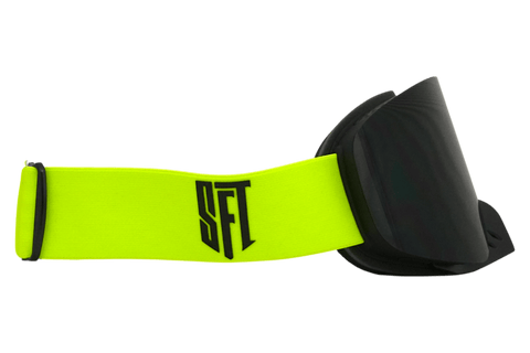Motokrosa briļļu komplekts SFT Fast Neon Yellow Magic STUNT FREAKS TEAM MOTOVEIKALS 21