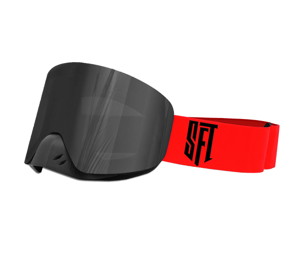 Motokrosa briļļu komplekts SFT Fast Red Magic STUNT FREAKS TEAM MOTOVEIKALS 21