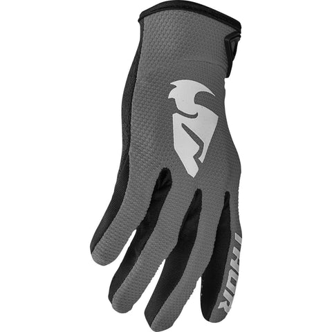 Motokrosa cimdi bēŗnu THOR SECTOR gray / white S THOR MOTOVEIKALS 21