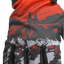 Motokrosa cimdi SFT Touch Skull Red sarkani ar galvaskausa dizainu STUNT FREAKS TEAM MOTOVEIKALS 21