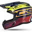 Motokrosa ķivere S820 Blue / Yellow / Orange / Red L OSONE MOTOVEIKALS 21
