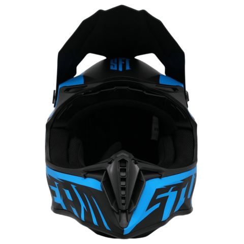 Motokrosa ķivere SFT Flatout Blue zila STUNT FREAKS TEAM MOTOVEIKALS 21