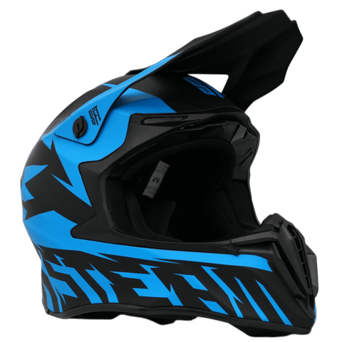 Motokrosa ķivere SFT Flatout Blue zila STUNT FREAKS TEAM MOTOVEIKALS 21