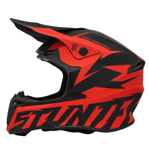 Motokrosa ķivere SFT Flatout Red sarkana STUNT FREAKS TEAM MOTOVEIKALS 21
