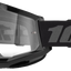 Motokrosa (MX) brilles 100% Strata 2 Black Clear 100% MOTOVEIKALS 21