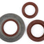 motor shaft seal set BGM PRO, FKM/Viton® (E10 resistant), brown extra flat, 3.5mm, metal, rear wheel shaft seal 30x47x6mm external assembly for Vespa Largeframe PX Lusso (1984-1993), PX80, PX125, PX150, PX200, T5 125cc, Cosa BGM PRO MOTOVEIKALS 21