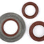 motor shaft seal set BGM PRO, FKM/Viton® (E10 resistant) metal, brown (extra flat, 3.5mm), rear wheel shaft seal 27x42x10mm for Vespa Largeframe PX Lusso (1993-), PX80, PX125, PX150, PX200, T5 125cc, MY, 98, Cosa, LML125/150 Star (2-stroke) BGM PRO MOTOVEIKALS 21