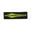 Motorcycle storehouse, logo patch. Black MCS MOTOVEIKALS 21