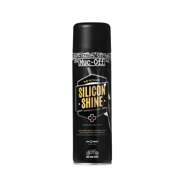 Muc-Off Silicon Shine silikona spīduma un aizsardzības aerosols motociklam 500 ml MUC-OFF MOTOVEIKALS 21