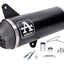 muffler Arrow Urban aluminum black for Vespa GTS 300 4-stroke LC Euro5 2020- ARROW AUSPUFF MOTOVEIKALS 21