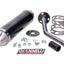 muffler Giannelli carbon for Fantic Motor 50M, 50MR, 50E, 50ER, 50ES 2-stroke 13-16 GIANNELLI MOTOVEIKALS 21