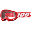 MX aizsargbrilles 100% Accuri 2 red / clear 100% MOTOVEIKALS 21