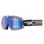 MX aizsargbrilles 100% BARSTOW black - white / blue mirror 100% MOTOVEIKALS 21