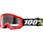 MX aizsargbrilles 100% STRATA MINI red / clear lens 100% MOTOVEIKALS 21