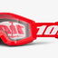 MX aizsargbrilles 100% The STRATA MINI red / clear lens 100% MOTOVEIKALS 21