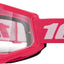 MX brilles 100% Strata 2 Pink Clear Lens 100% MOTOVEIKALS 21