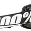 MX brilles GMS &amp; 100% Strata 2 Black ar Silver Mirror lēcu GMS MOTOVEIKALS 21