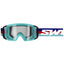 MX brilles SWAPS SCRUB V2 blue/ rouge turquoise transparent lēca SWAPS MOTOVEIKALS 21