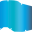 MX briļļu lēca 100% Accuri 2 / Racecraft 2 / Strata 2 blue-mirror 100% MOTOVEIKALS 21