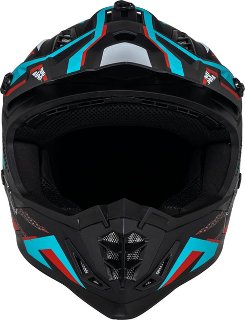 MX ķivere iXS363 2.0 Black Matt Petrol Red IXS MOTOVEIKALS 21