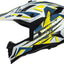 MX ķivere iXS363 2.0 White Matt Blue yellow fluo IXS MOTOVEIKALS 21